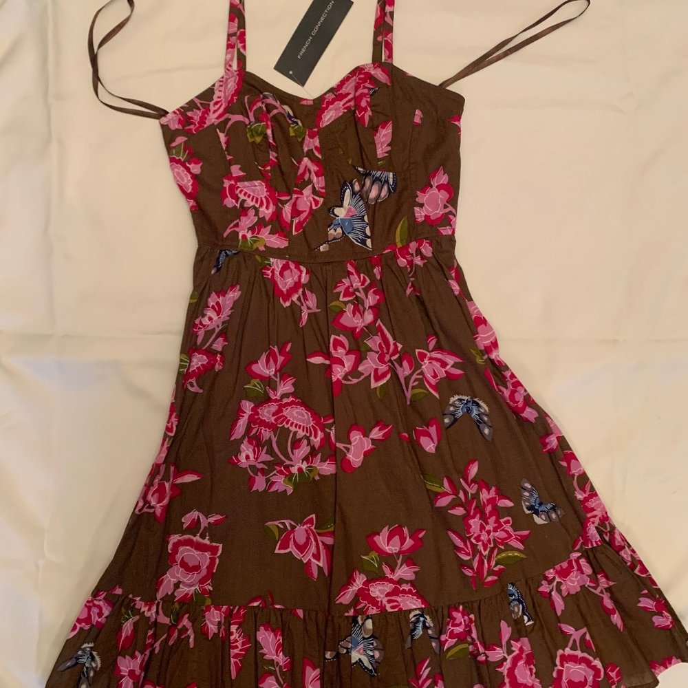 French Connection Floral Dress Size 0